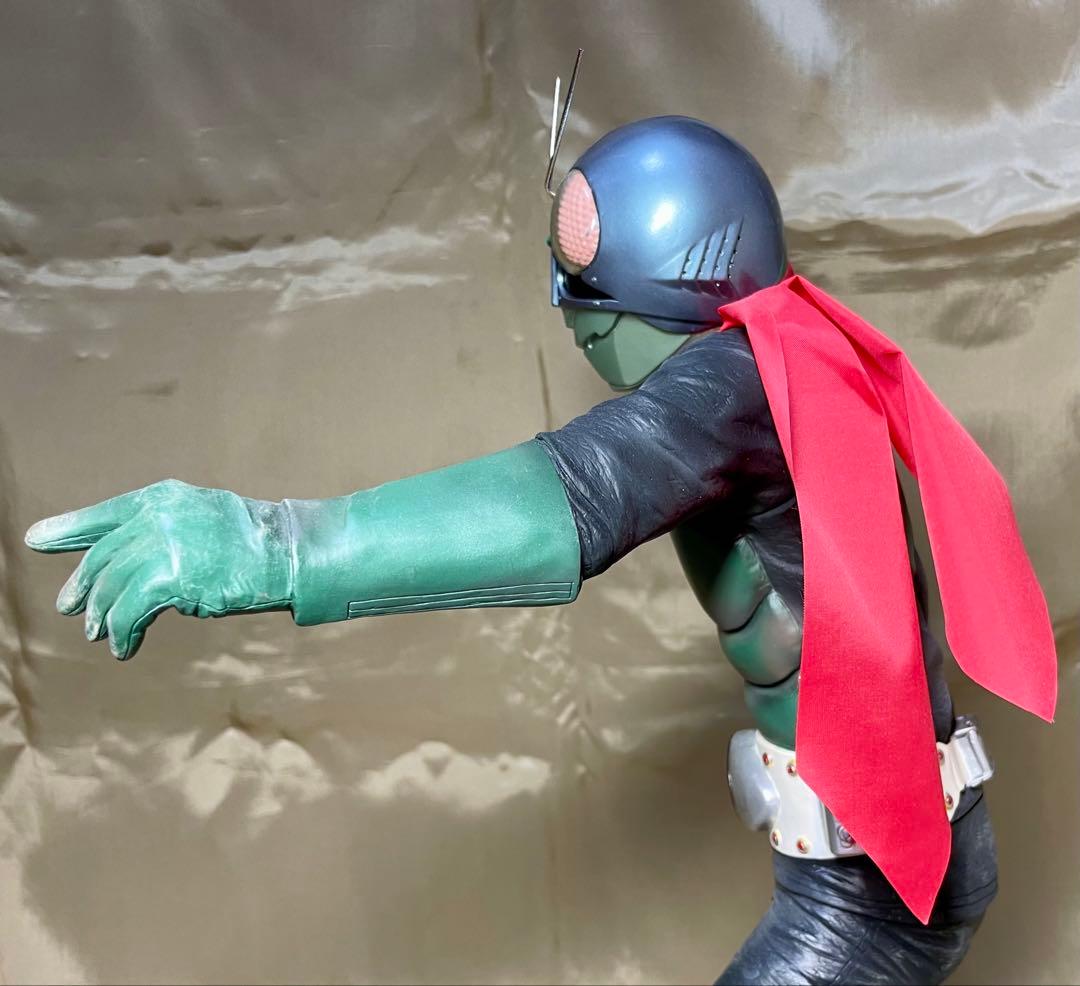 仮面ライダー旧1号リペイント完成品(検索 ビリケン メディコム 1/1マスク)