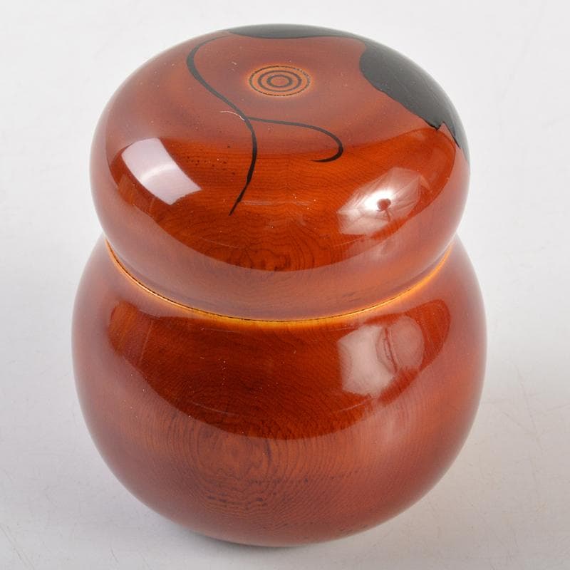 茶道具　瓢形　茶器　久田宗也(尋牛斎)書付　共箱　D　R7247