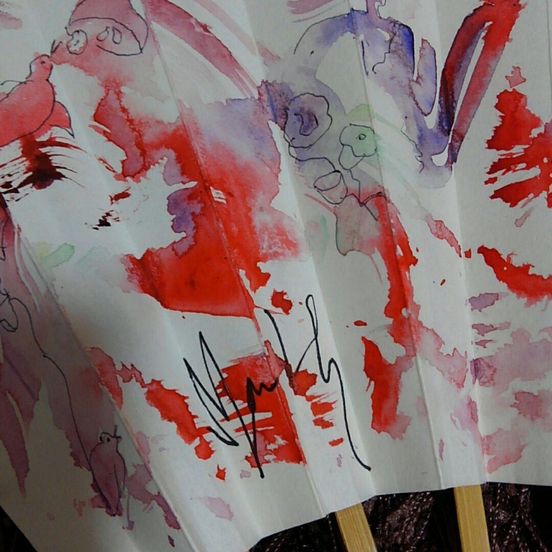 レア商品⭐マークエステル扇の絵画