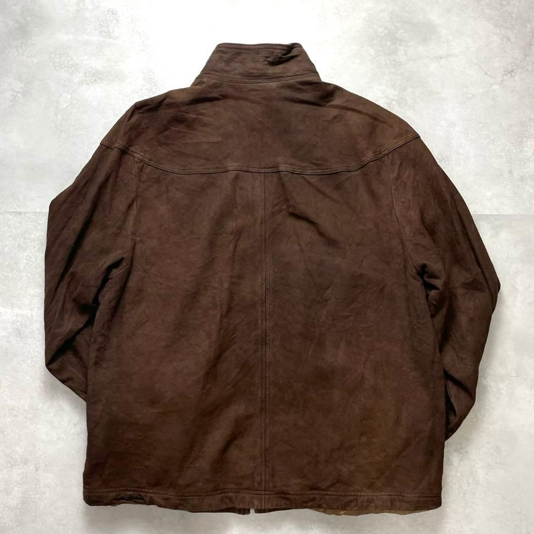 希少XL✨ポールスミス 羊革ラムスキン スウェードレザー シングルライダース