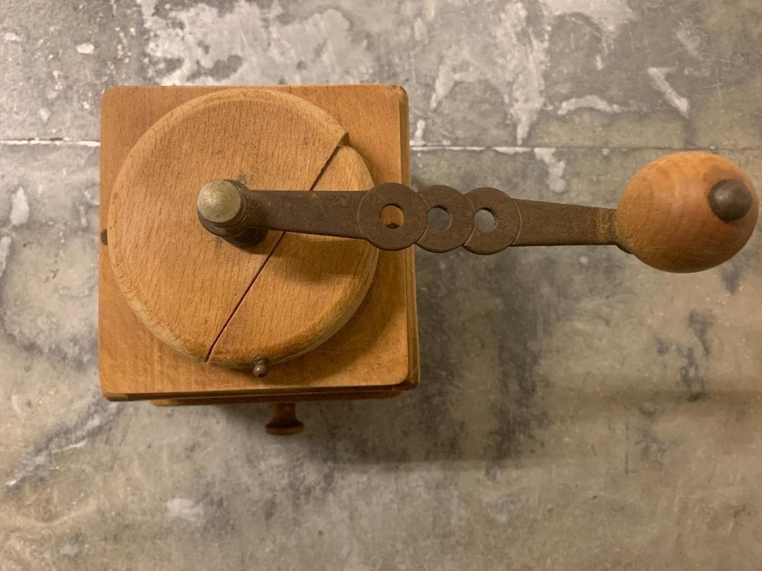 フランスアンティーク 木製 コーヒーミル　ハンドミル グラインダー オブジェ