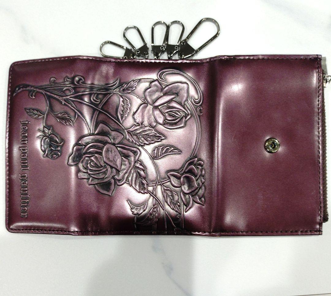 ジャンポールゴルチェJeanPaulGAULTIER　ニューローズ柄キーケース