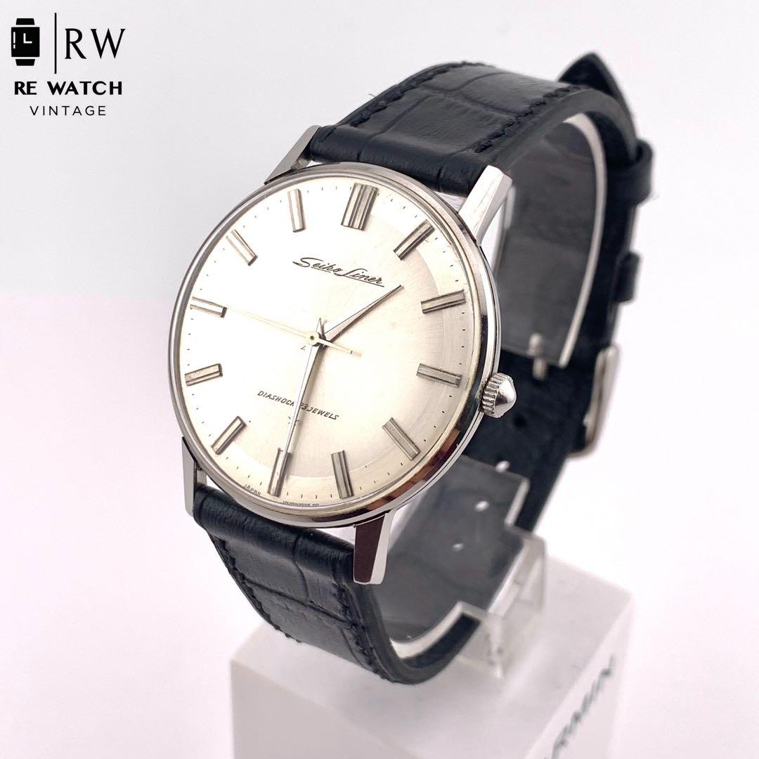 7-5363 セイコー J1500IE 手巻き時計 シルバー文字盤