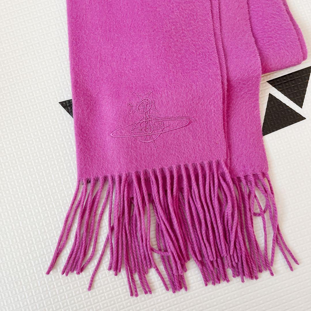 ヴィヴィアンウエストウッド　マフラー　ピンク