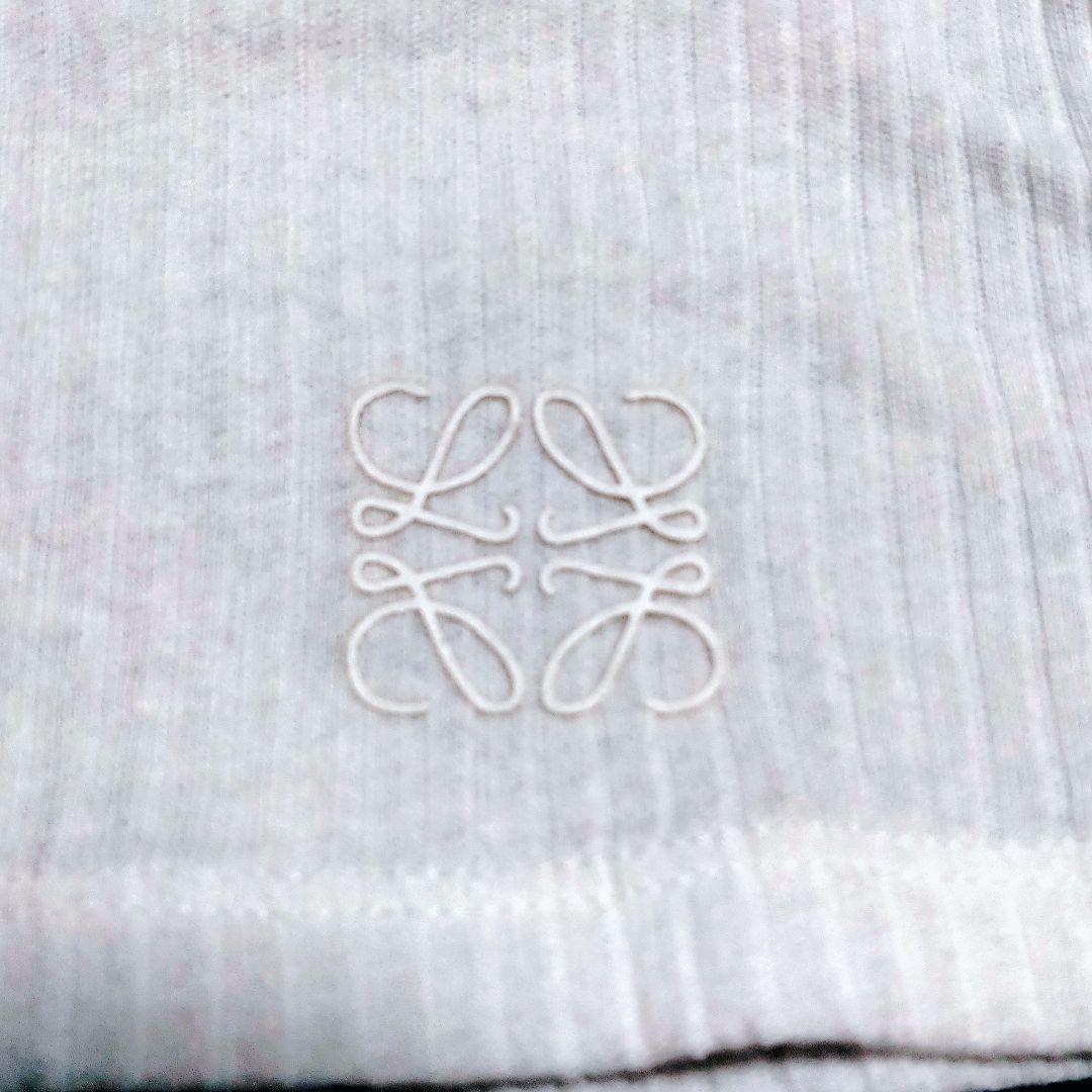 【希少 現行モデル リネン】ロエベ LOEWE タンクトップ モノグラム 白 S