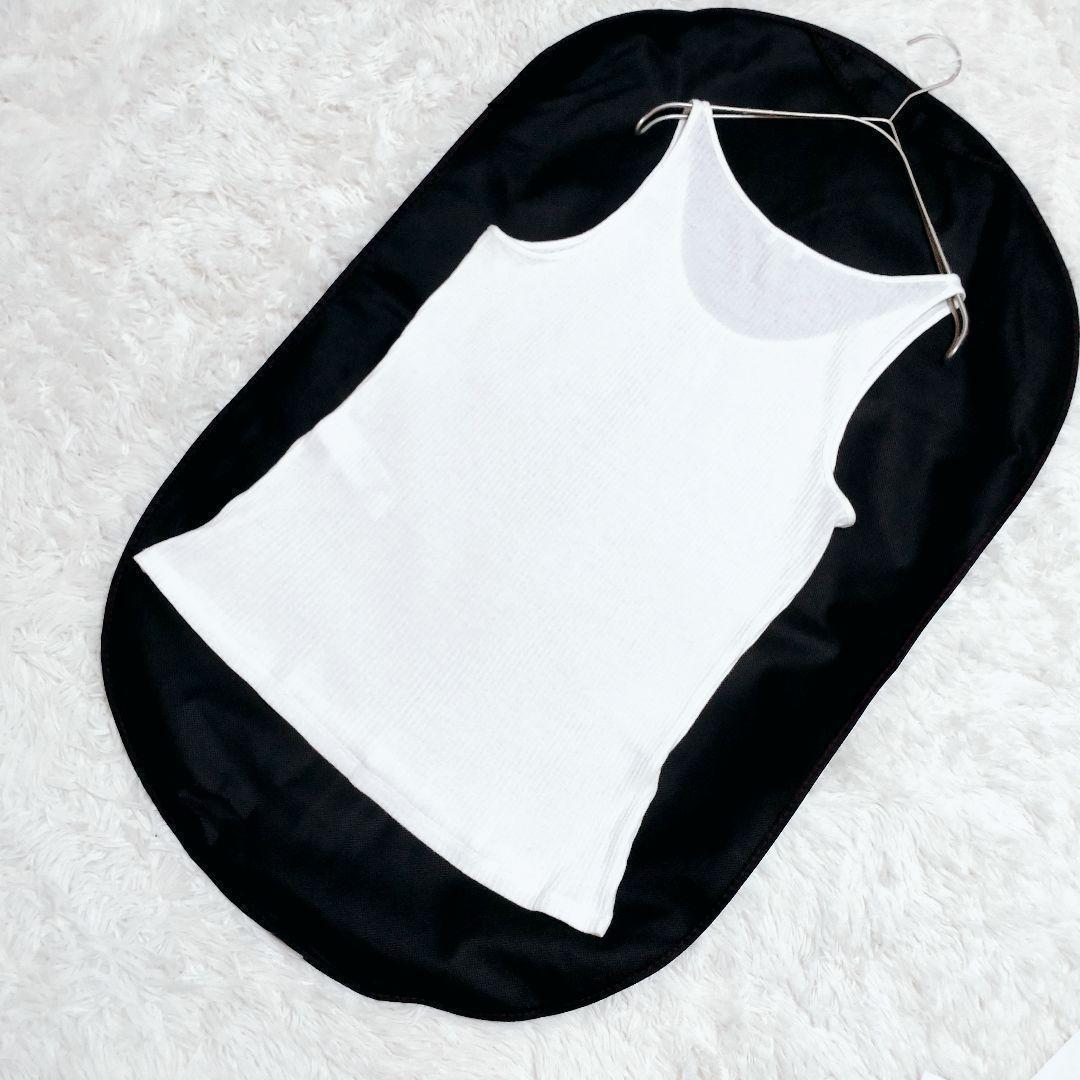 【希少 現行モデル リネン】ロエベ LOEWE タンクトップ モノグラム 白 S