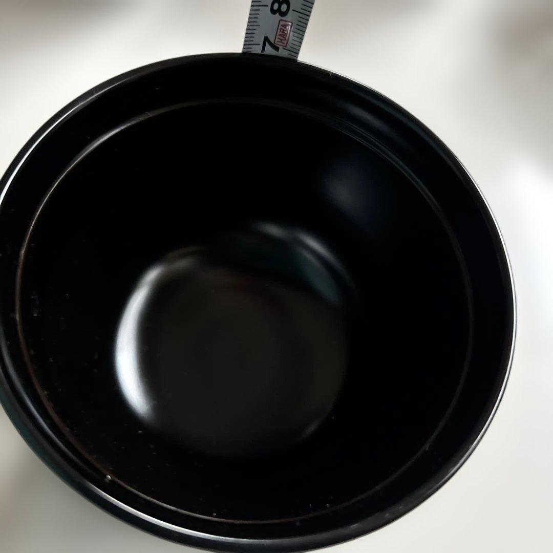 ✴︎自宅蔵出し・京型汁粉椀・なでしこ模様・漆器 蓋付き椀 10個セット 未使用✴︎