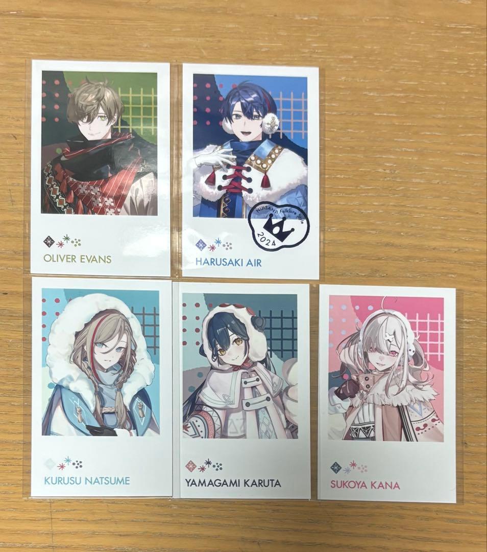 にじさんじ チェキ 缶バッジ