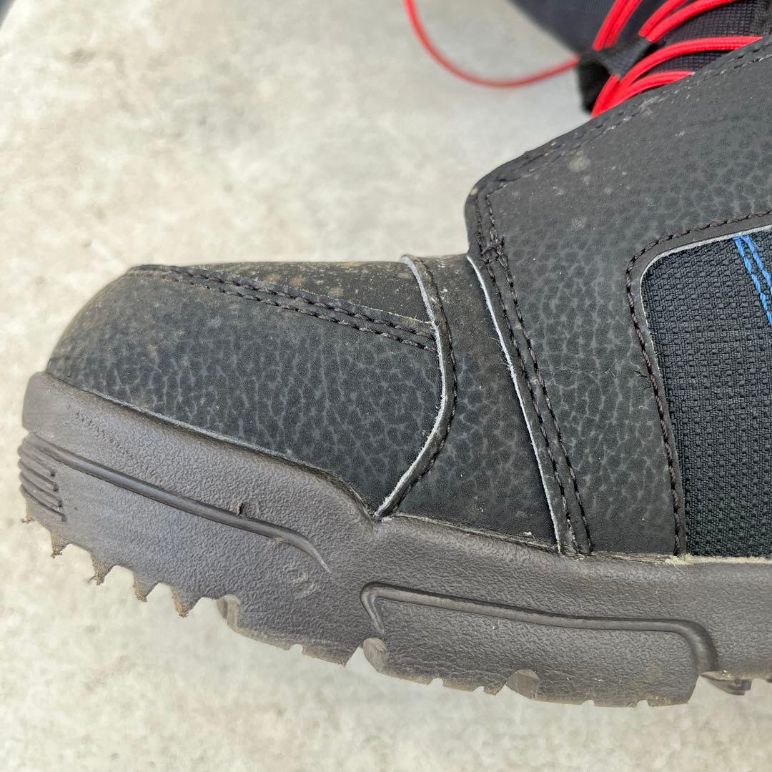 極上！超美品！！SALOMON スノーボードブーツ 黒/赤　一度のみ使用