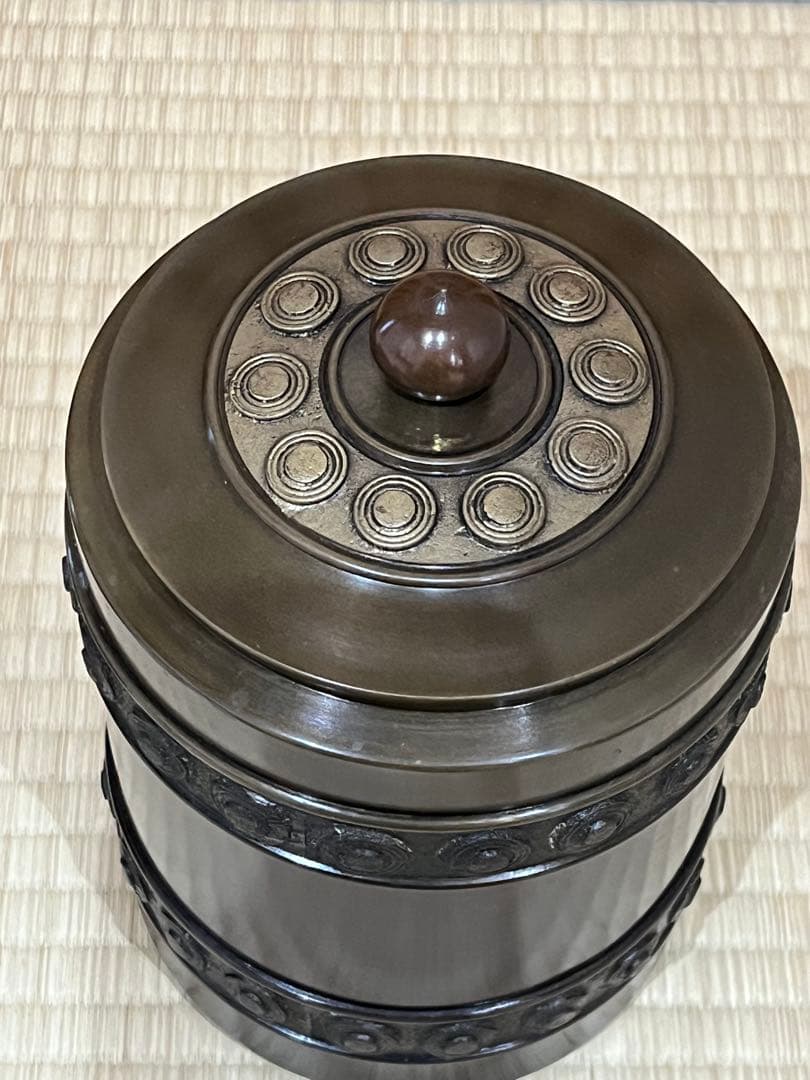 唐銅皆具　渦　金森紹栄