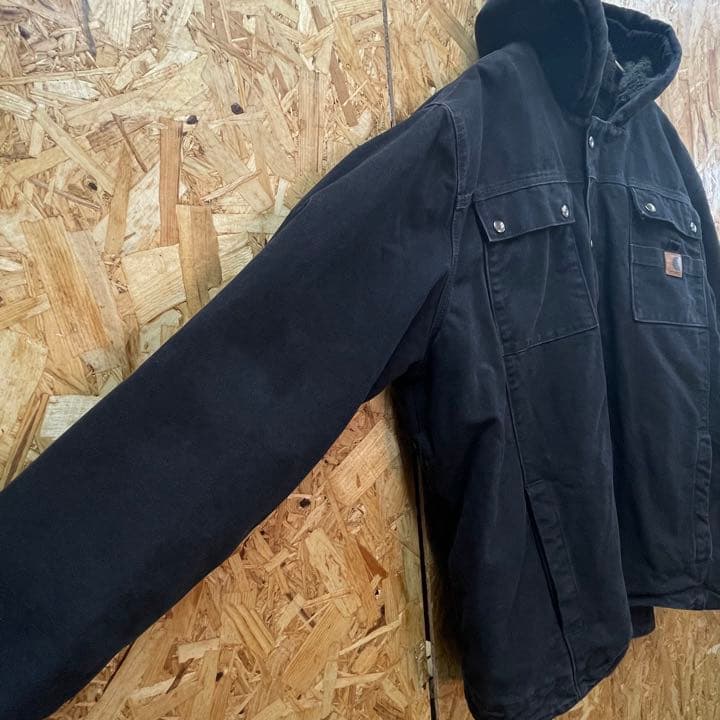 カーハート　バートレットジャケット　皮タグ　インナーボア　古着