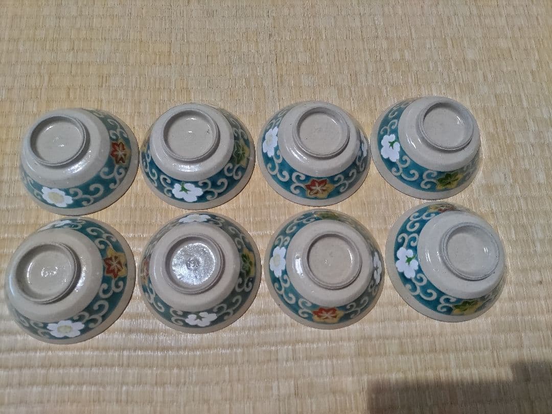 永楽善五郎　蓋茶碗　８客　美品　箱入　蓋向付・懐石膳