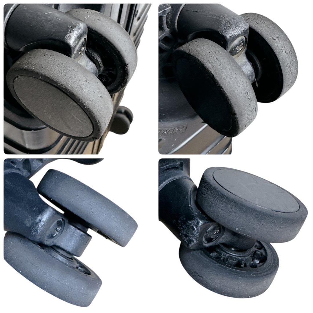 イノベーター アルミ スーツケース 63cm 黒 4輪 キャリー 旅行 出張