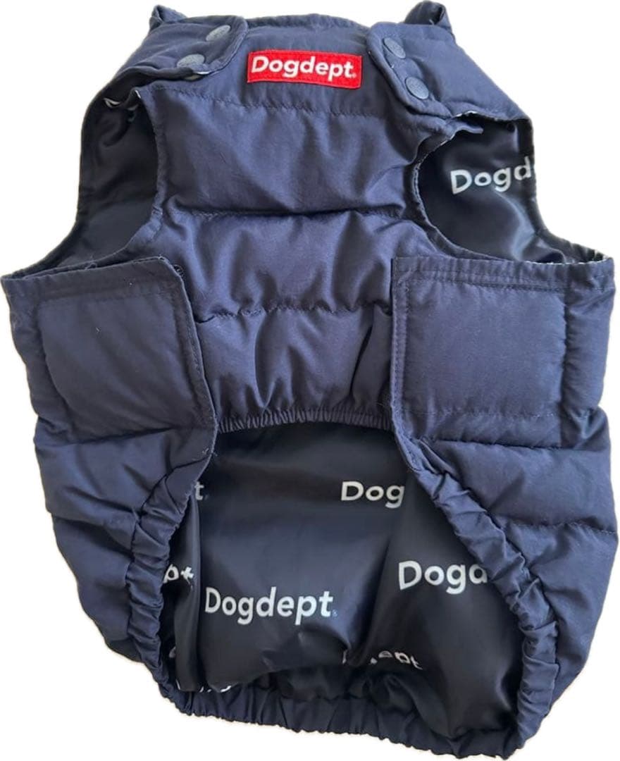 新作☆DOG DEPT クラシックロゴ エアーダウン☆S