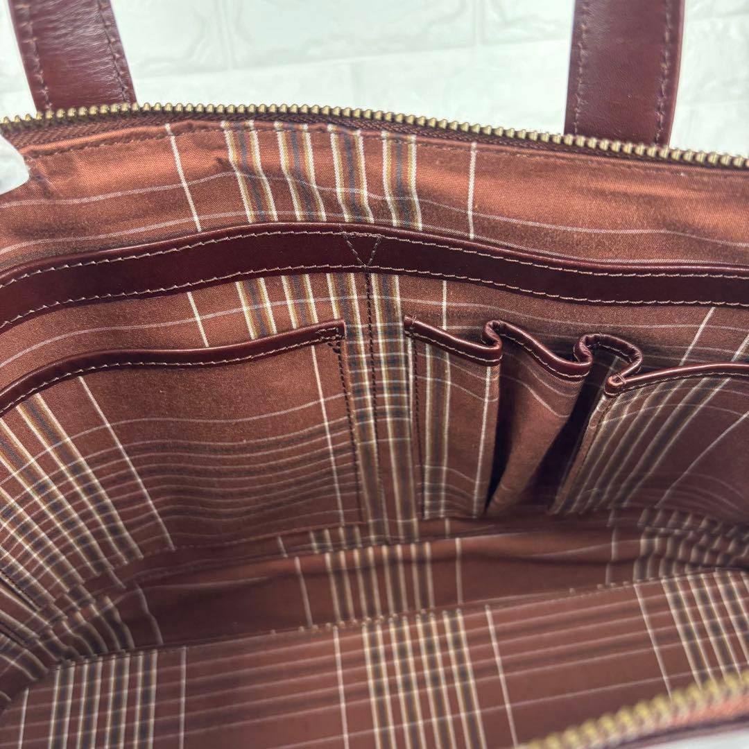 ✨極美品✨ マザーハウス アンティークスリムビジネスバッグ