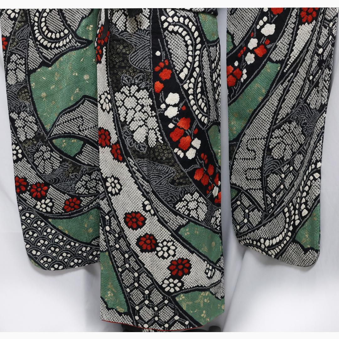 希少色！絞り◆ 振袖セット159cm ◆フルセットｃK92