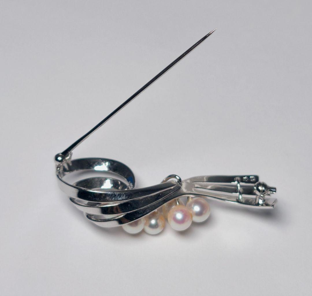 【美品 最高級!!】ミキモト ブローチ パール フォーマル 8珠 皇室御用達