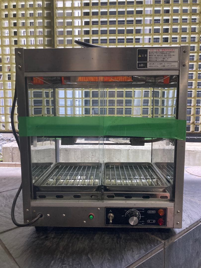 ホット ショーケース 温蔵庫 中古 横幅400mm コンビニ 弁当屋 業務用