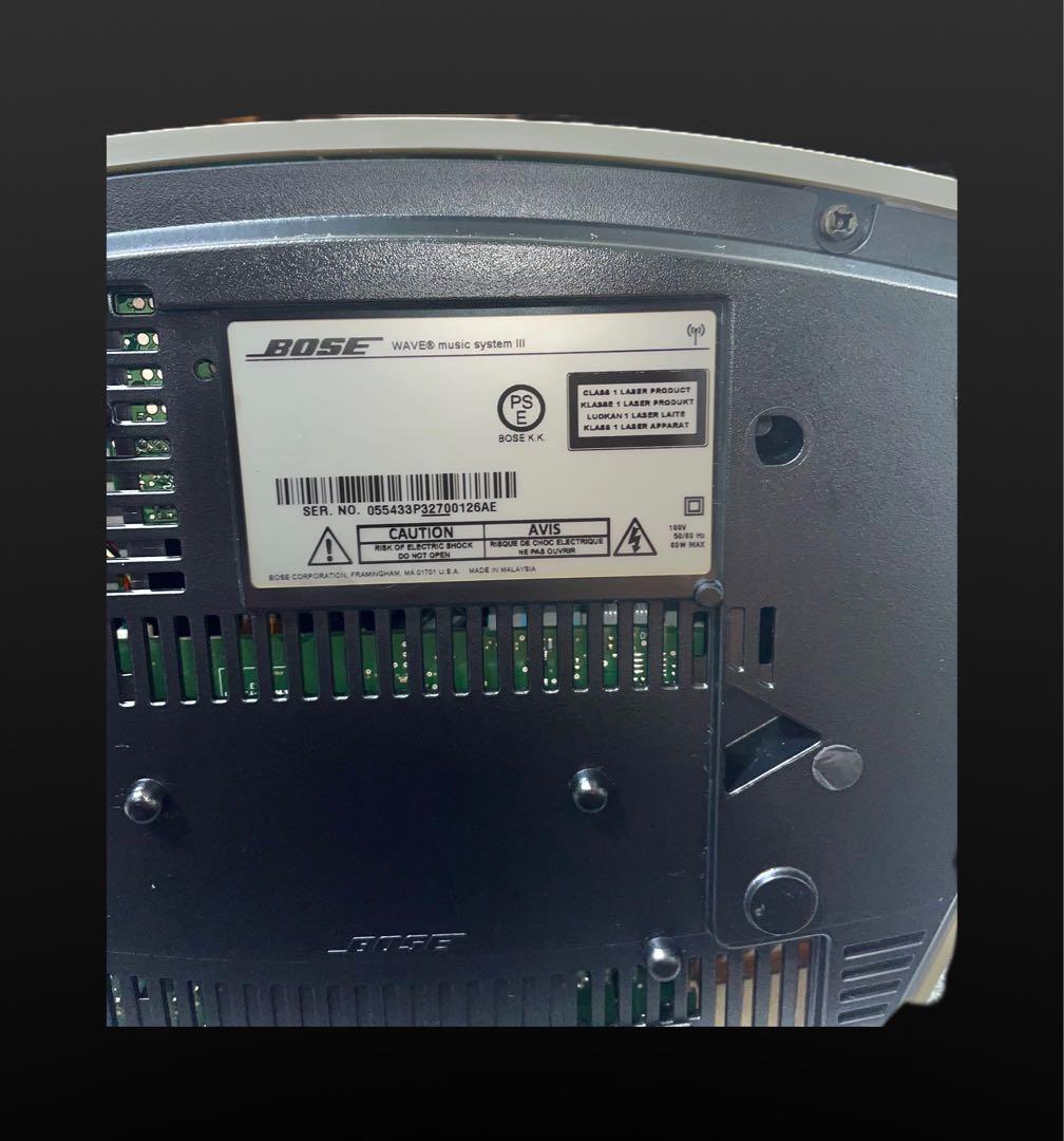 【M038】BOSE ボーズ WAVE MUSIC SYSTEM Ⅲ
