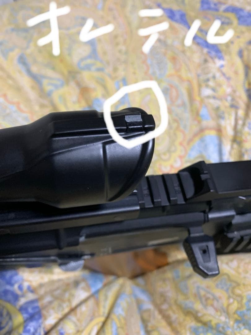 東京マルイ電動ガンAK47外装内部カスタムドットサイト付き PMC装備