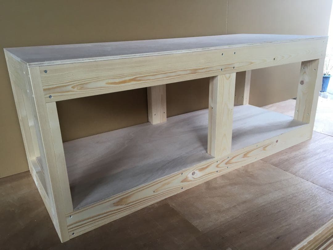 水槽台120×45用　補強柱付