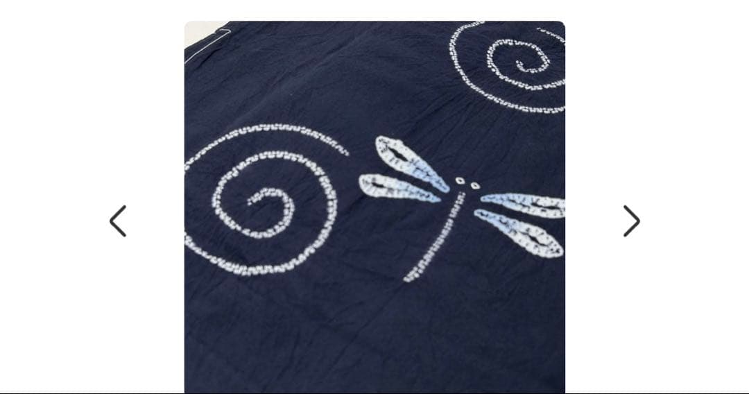 浴衣　絞り浴衣　本場　有松絞り　藍紺　新品