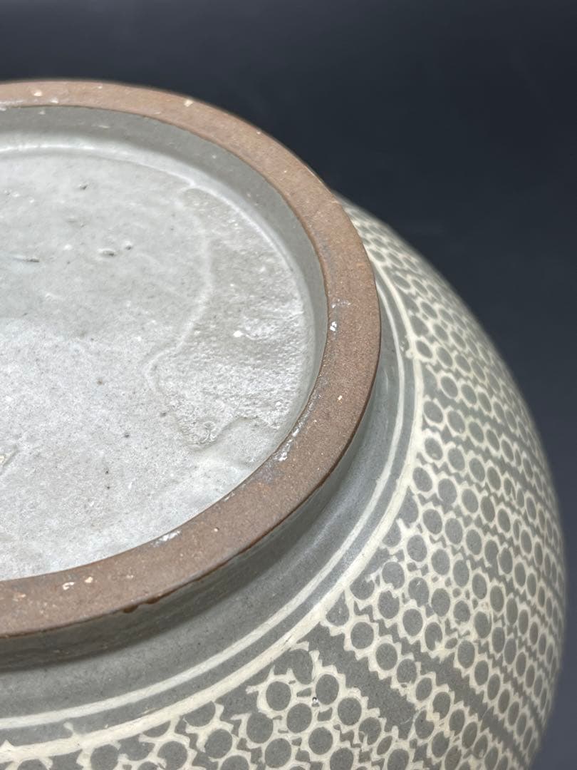 c204　陶房窯　申相浩　水指　茶道具　共箱