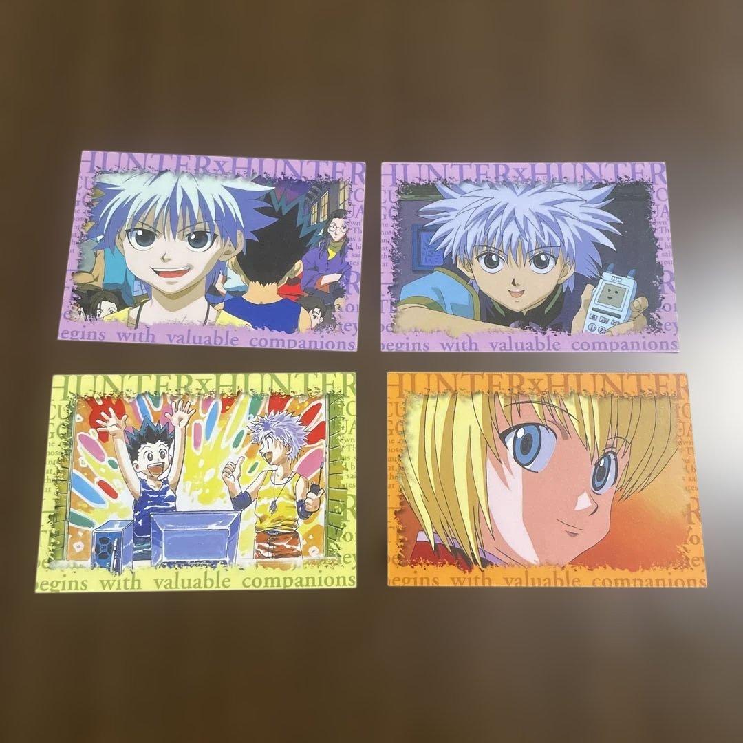 HUNTER×HUNTER　カード 4枚セット　スクラッチ　アニメイト