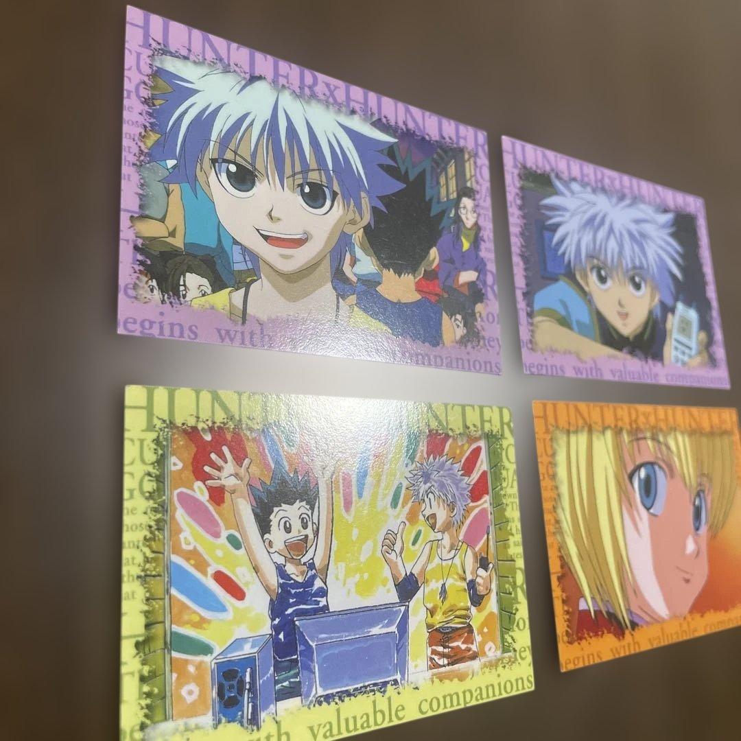 HUNTER×HUNTER　カード 4枚セット　スクラッチ　アニメイト