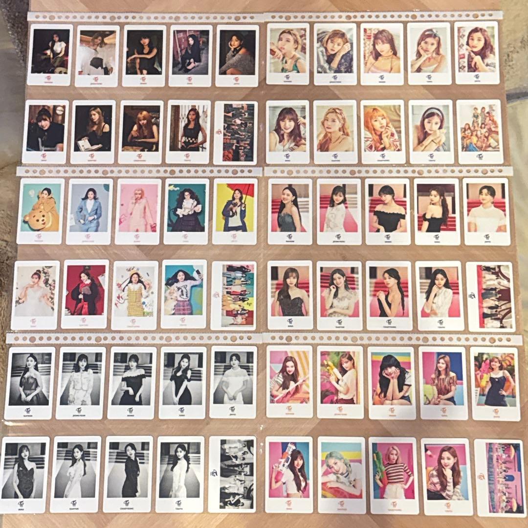 twice フォトカード　セット　完品　コンプリート　希少　コレクション　未使用