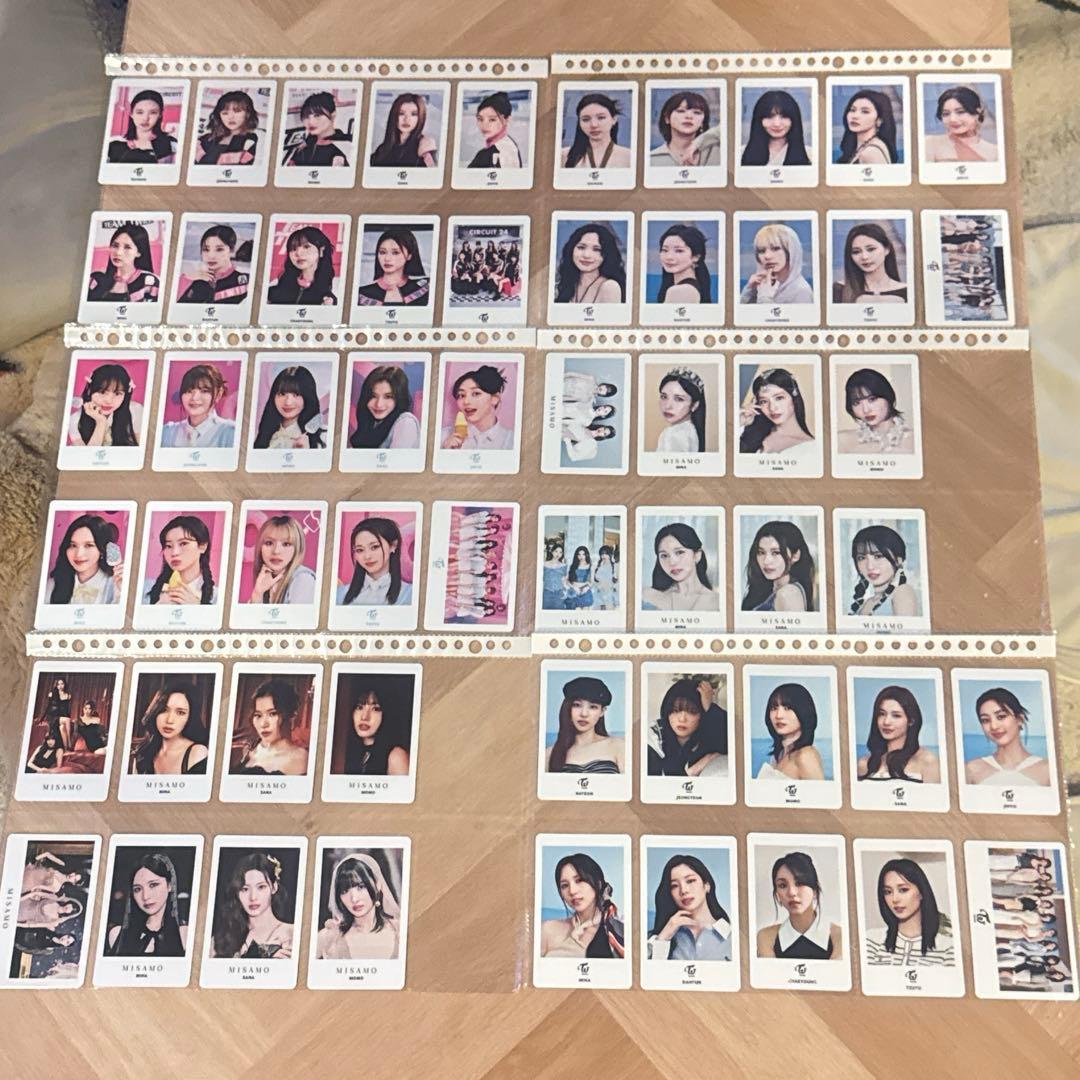 twice フォトカード　セット　完品　コンプリート　希少　コレクション　未使用