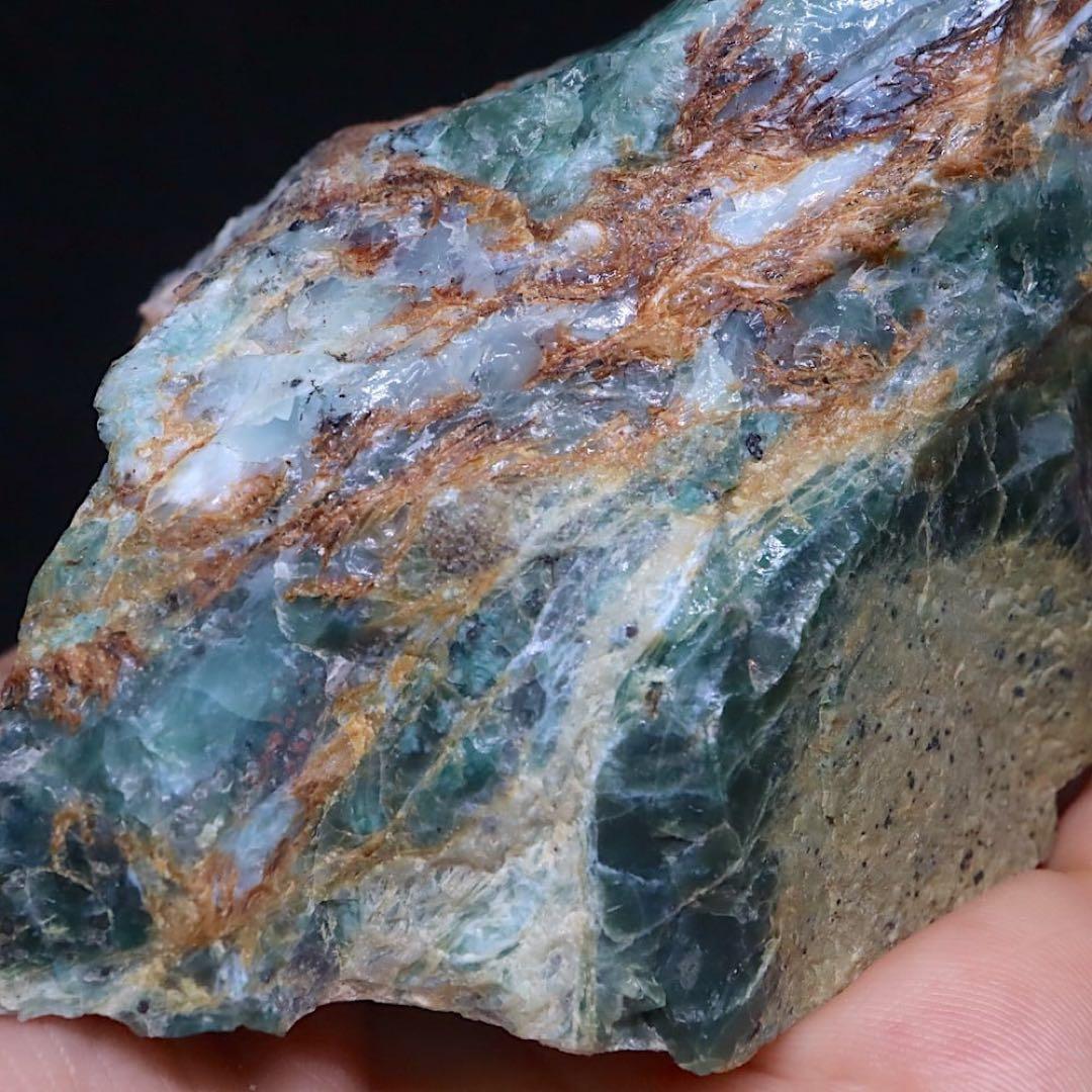 自主採掘！プラズマオパール 392g OP110 原石 天然石鉱物パワーストーン