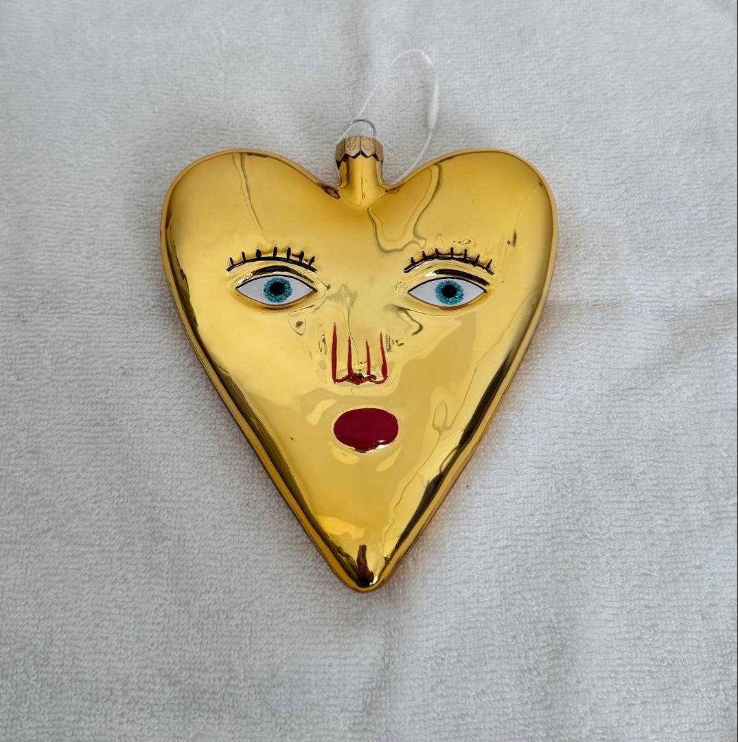 アスティエ　オーナメント　ハート　ゴールド