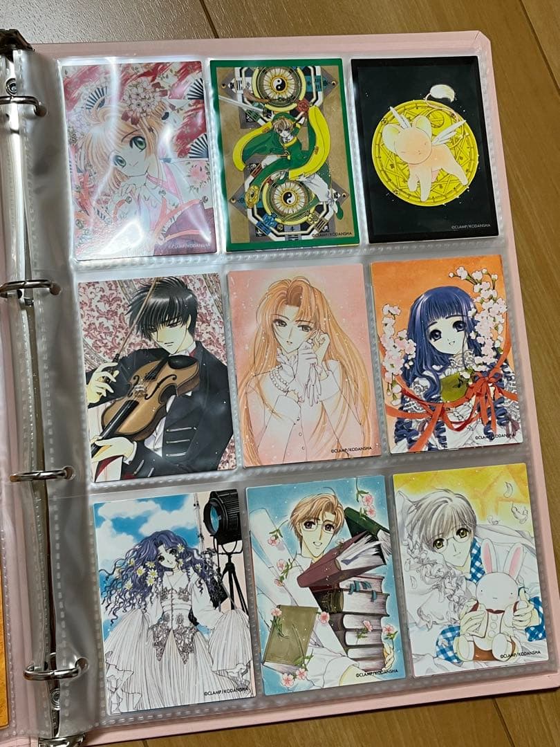 d*9様 カードキャプターさくら　トレカと公式バインダーのセット【クロウカード編
