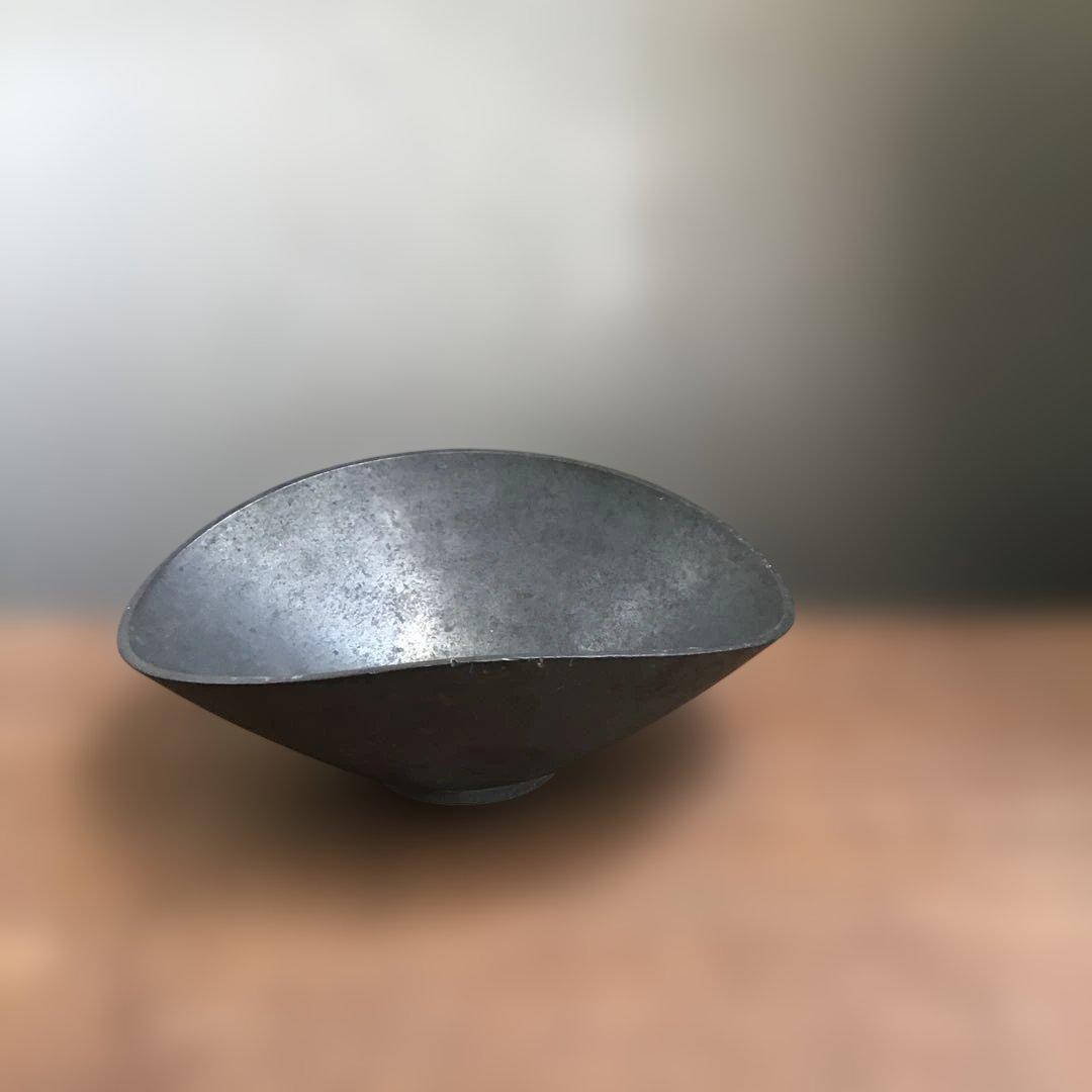 古金属製椀　錫製