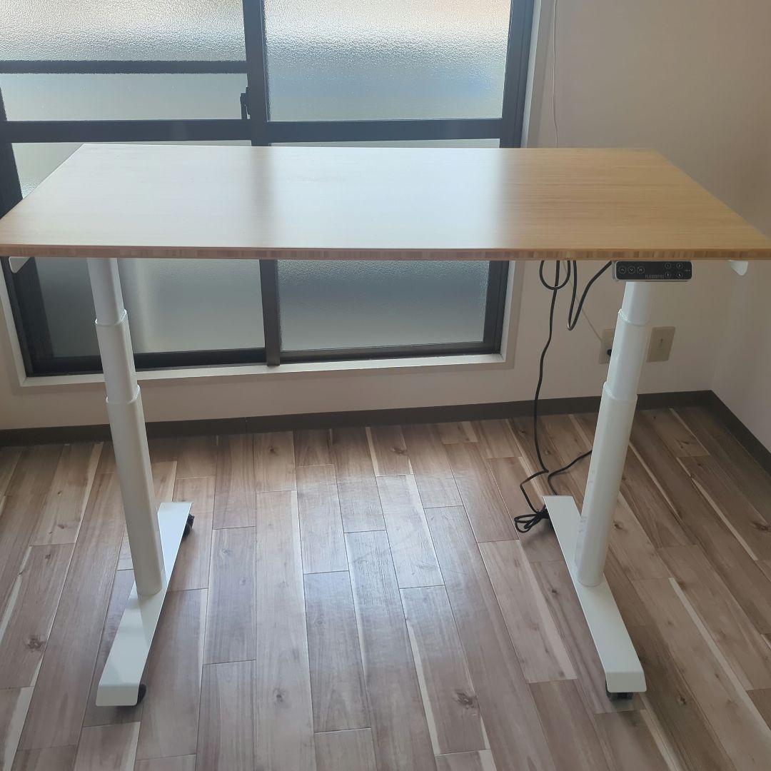 Flexispot E8電動昇降デスク 120 × 60cm Bamboo