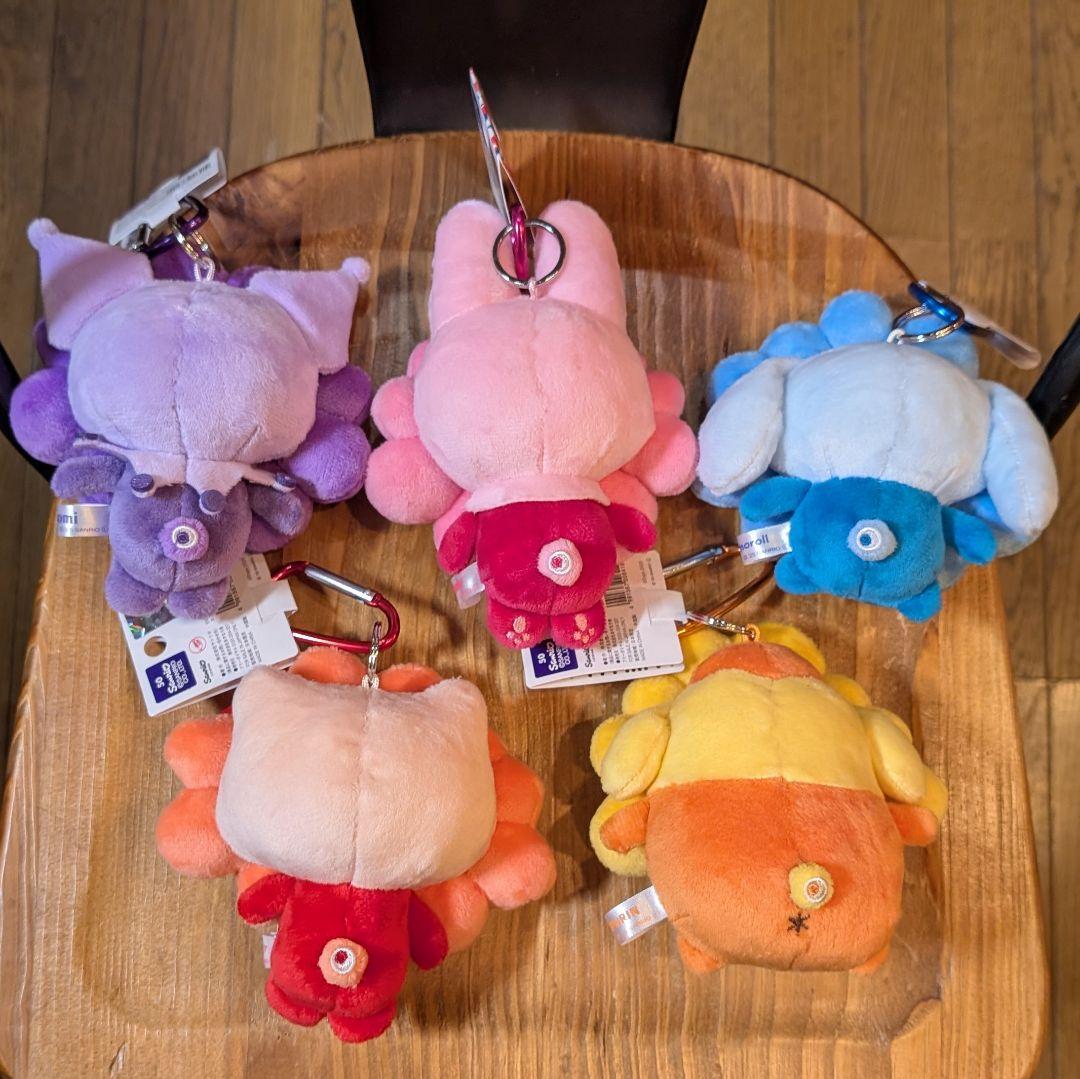 推しカラーサンリオ／ BCカラビナ5点セット