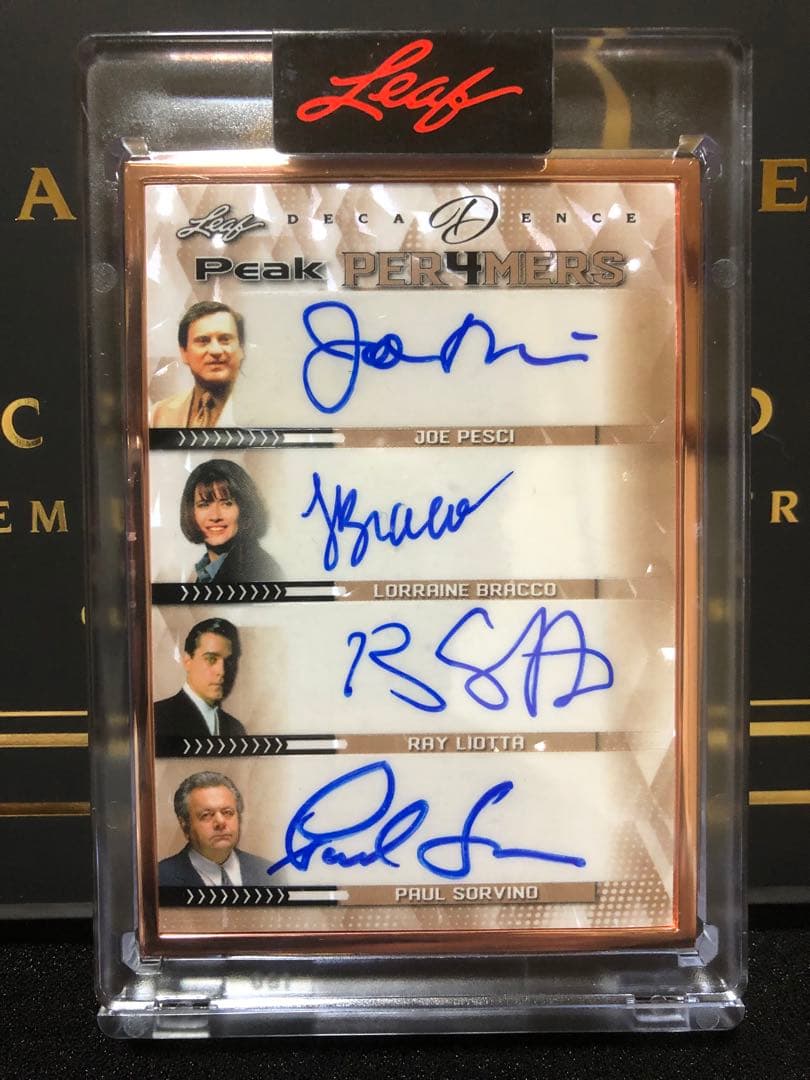 2023 Pop Century グッドフェローズ4キャスト直筆サインカード