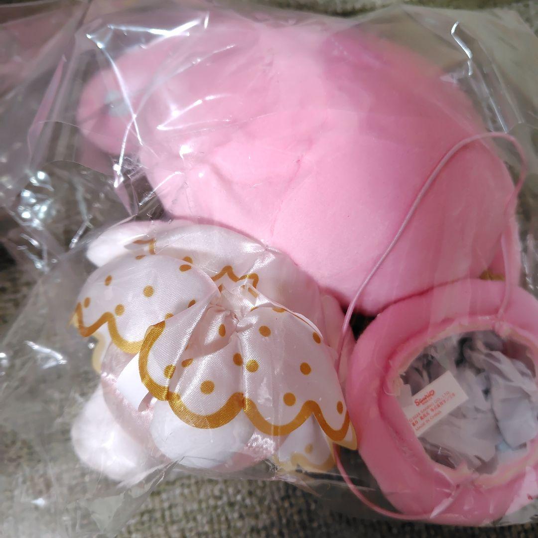 [新品未開封]　My Melody ぬいぐるみ 50周年記念メッセージカード付き