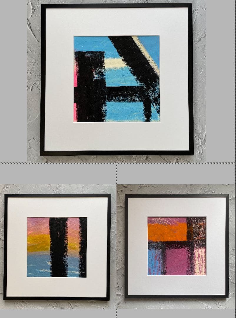 原画/抽象画/モダンアート/現代アート/アクリル画/BRIDGE sunset海