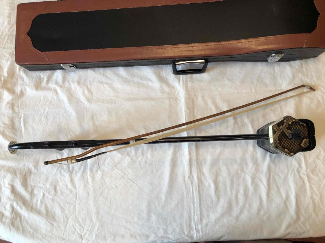 二胡　弦楽器　ほとんど未使用　中国伝統楽器　セット