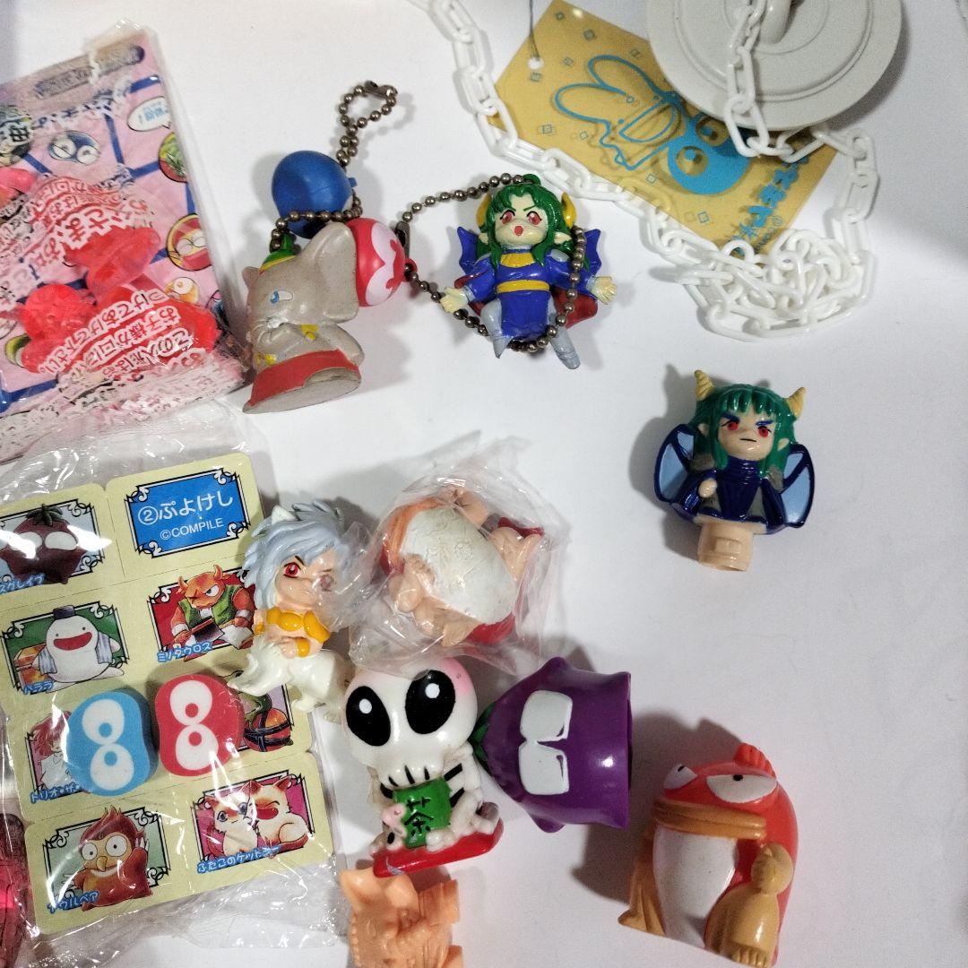 ぷよぷよ　食玩　大量グッズ　カバヤ　塩ビ　消しゴム　フィギュア　人形　コンパイル