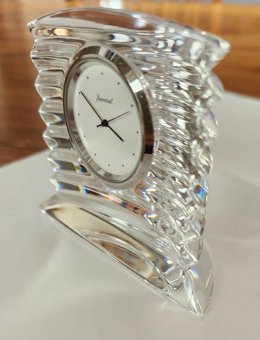 Baccarat ラランドクロック クリスタルガラス 置時計　バカラ　インテリア