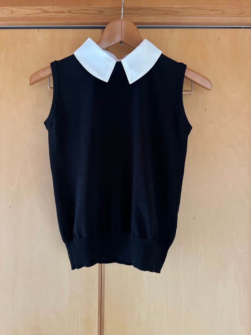 Sheller シェリエ　襟付きタンクトップ