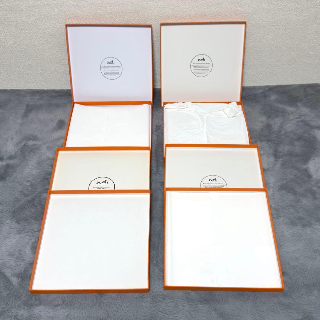 【美品】エルメス 空箱 7個　カレ90 スカーフ　まとめ
