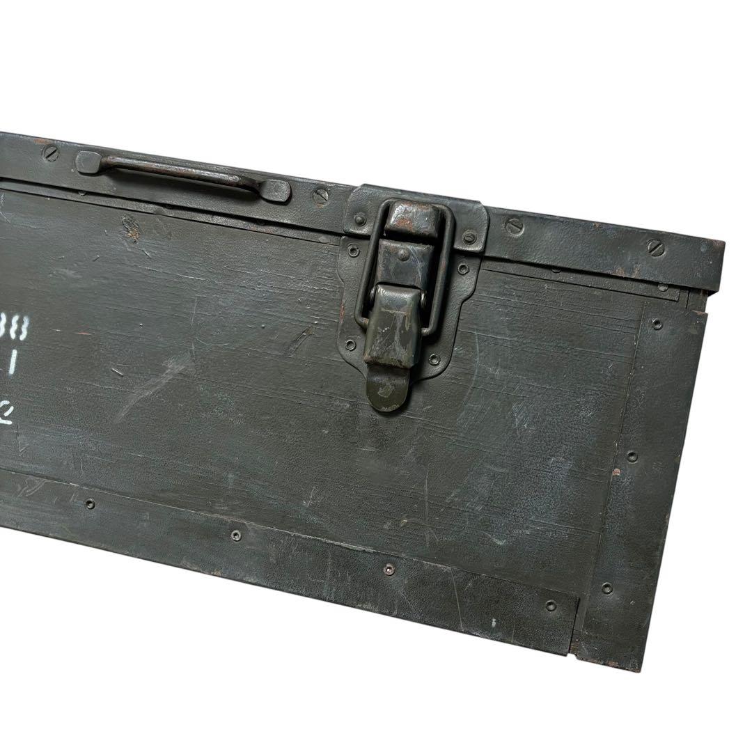 希少 60s 米軍 ミリタリー ウッドボックス ツールボックス アンモボックス