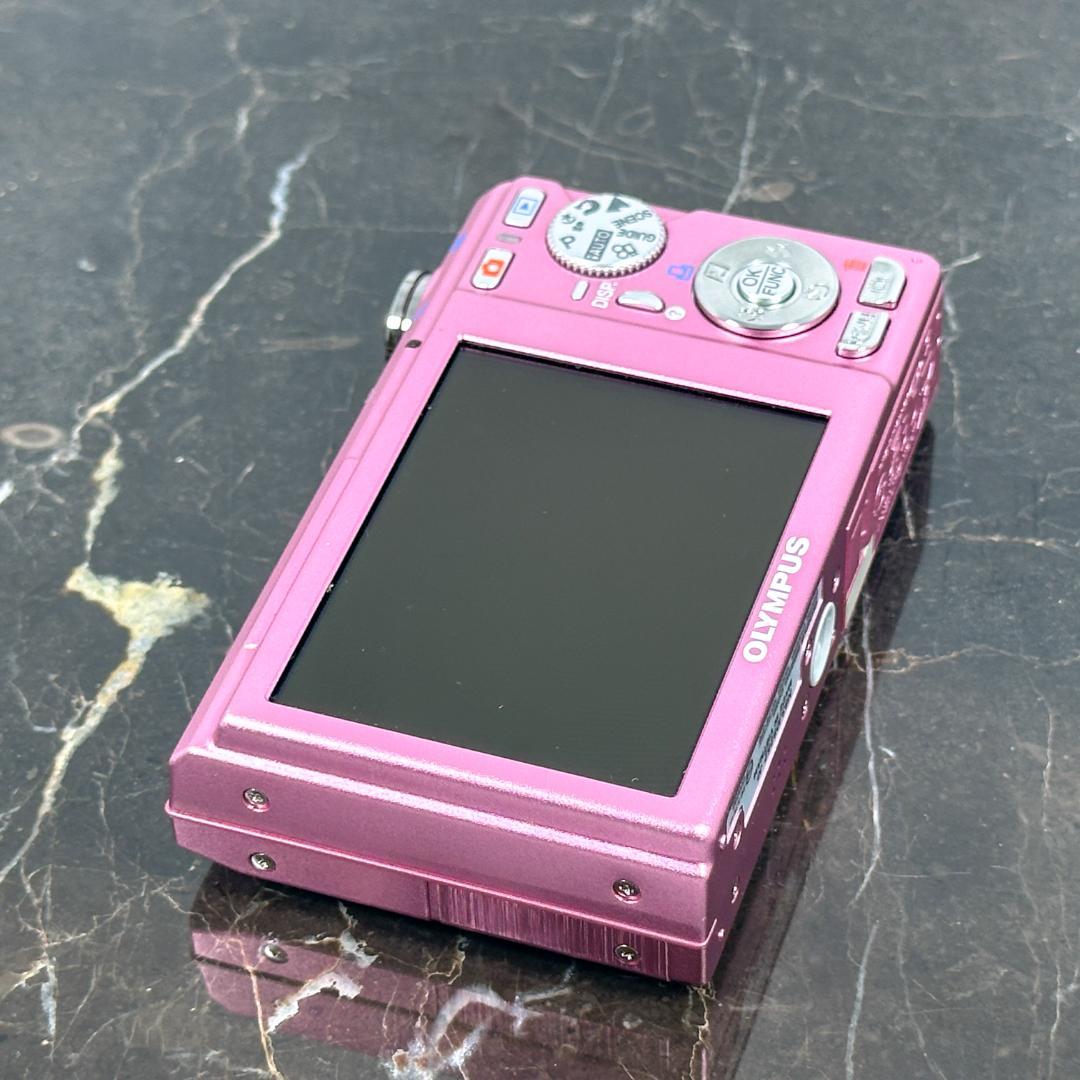 OLYMPUS FE-370 ピンク　コンパクトデジタルカメラ