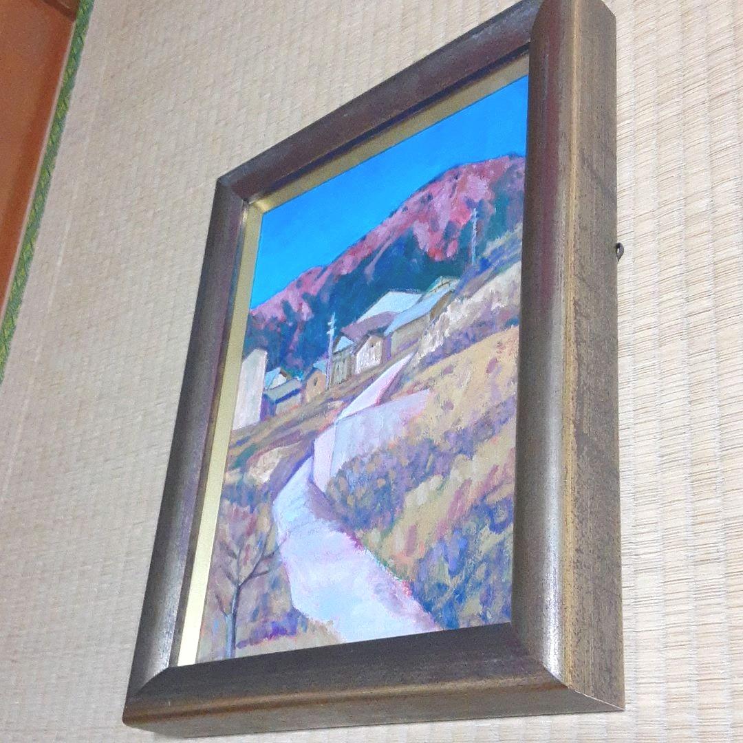 油絵　風景画　高級額 S