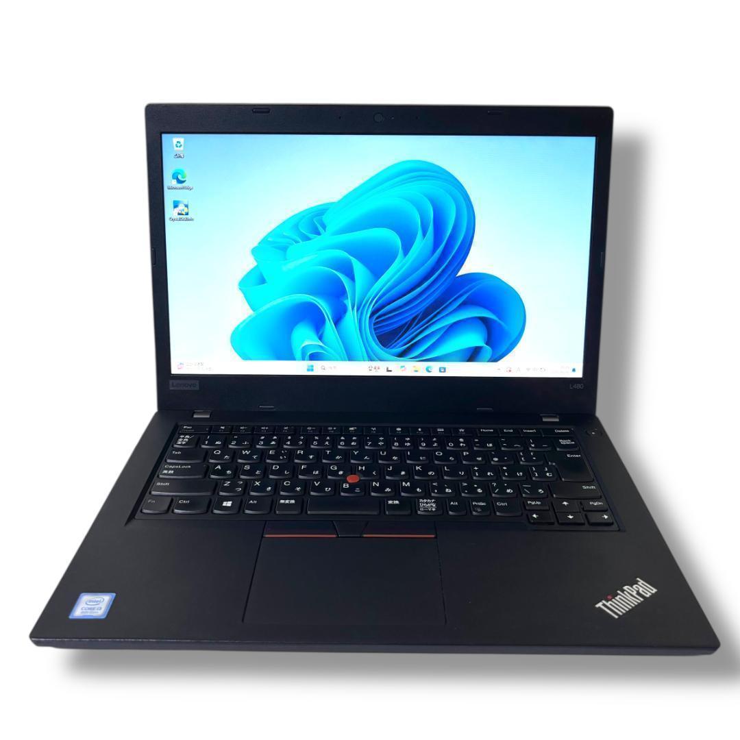 ThinkPad L480/ノートパソコン/SSD512GB/Win11/i3