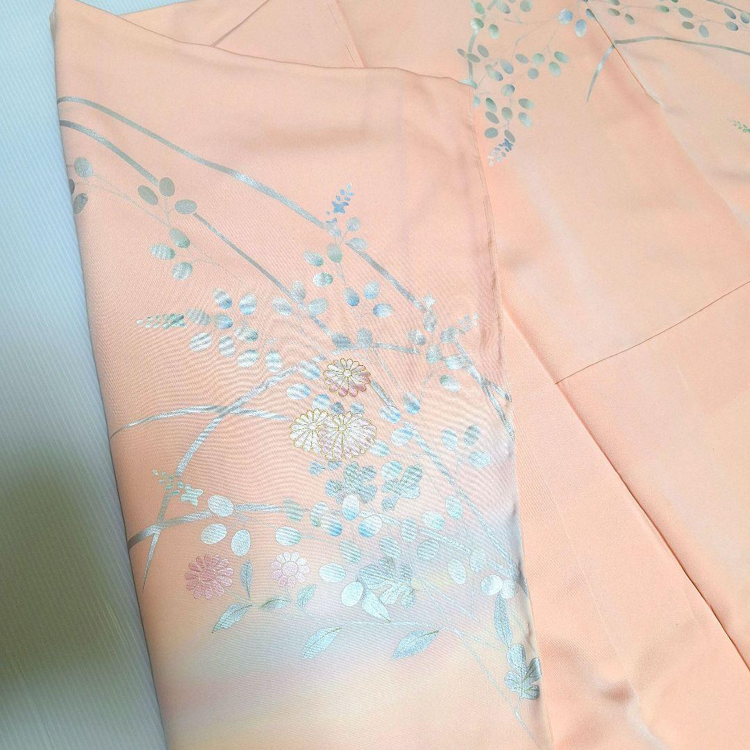 新品未使用品 正絹 丹後ちりめん 訪問着 作家物 長襦袢 2点セット